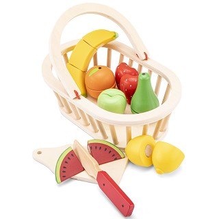 New Classic Toys - Cutting Meal - Fruit Basket